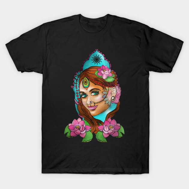 Namaste Girl T-Shirt by Rablo